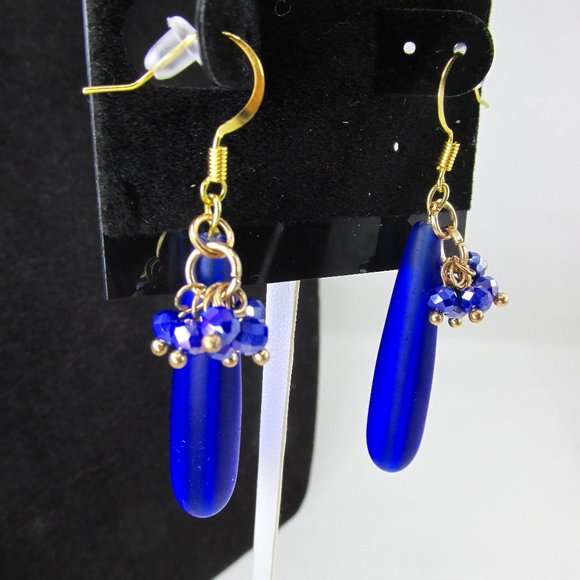 Gold Plated Confetti Cluster Drops - Picture 1 of 3